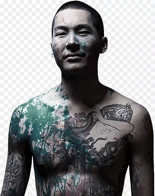杰伊自由式纹身艺术家-峰