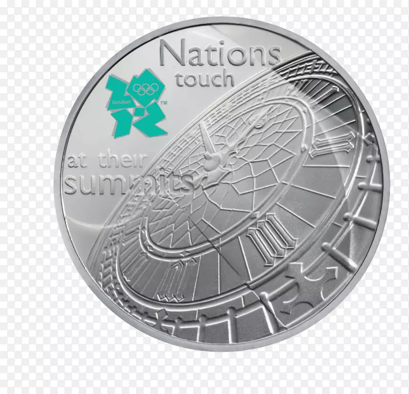 大本钟，2012年夏季奥运会，五十便士，两磅-银制圣杯庆典