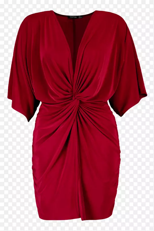 袖珍连衣裙，小尺寸服装，迷你裙-红色捻度