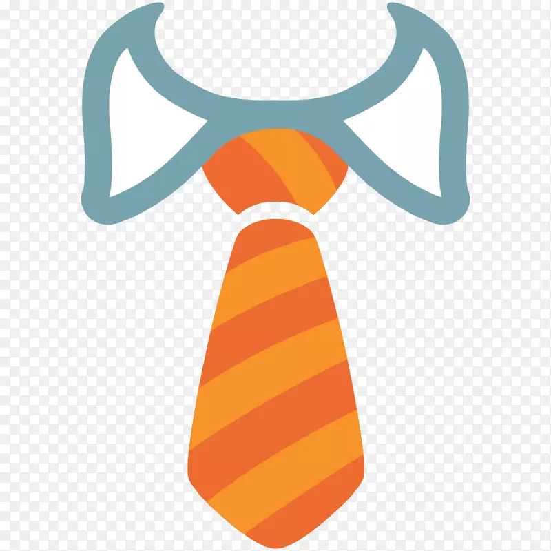 表情符号领带，服装配件，短信.西服和领带
