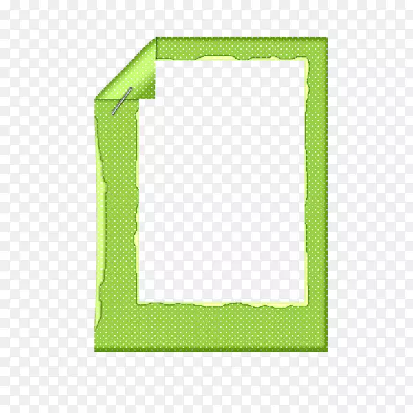 矩形绿色技术边框