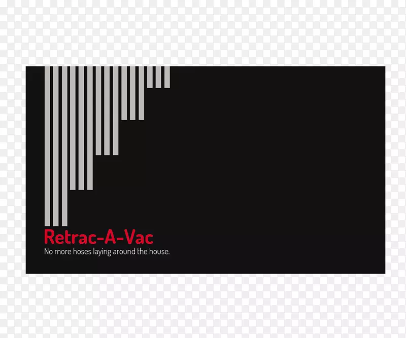 钢琴长方形黑色m字型现代名片设计