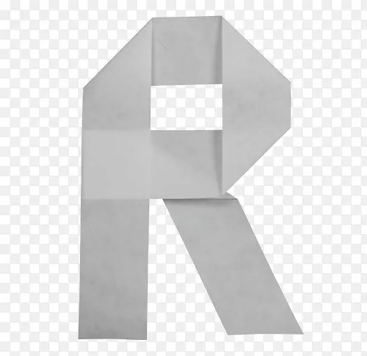 纸印刷艺术字体.折纸字母