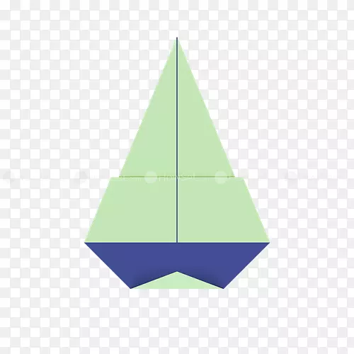 三角折纸动物