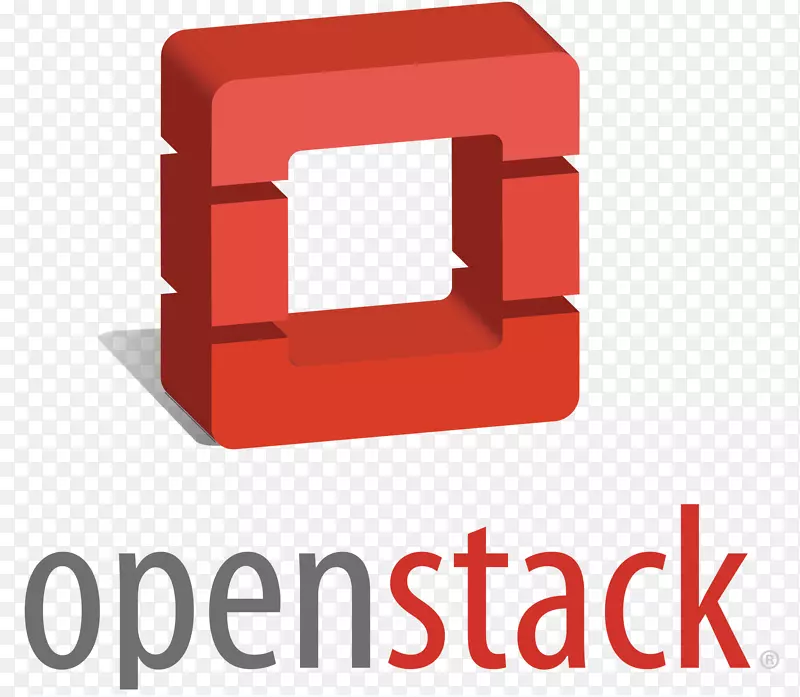 OpenStack徽标虚拟化云计算.中间