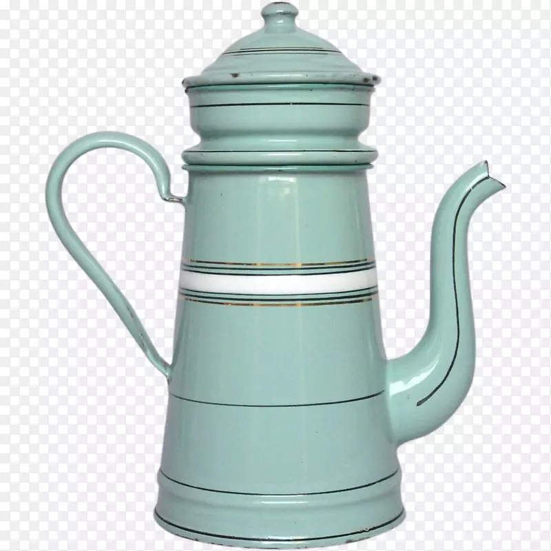 水壶，茶壶，搪瓷