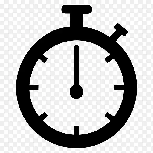 秒表计时器计算机图标.分钟