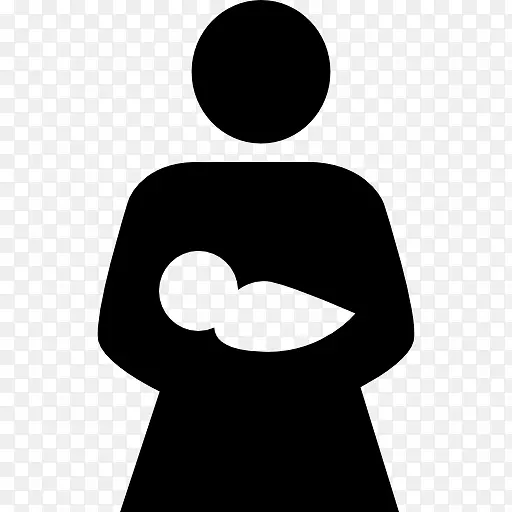 电脑图标怀孕保健母亲母乳喂养-妈妈和婴儿