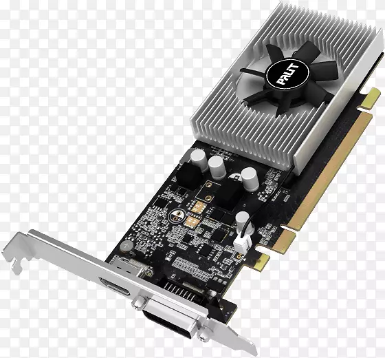 图形卡和视频适配器GeForce Palit图形处理单元GDDR 5 SDRAM-低轮廓