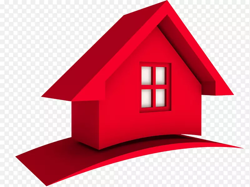 房产标识-红色房屋