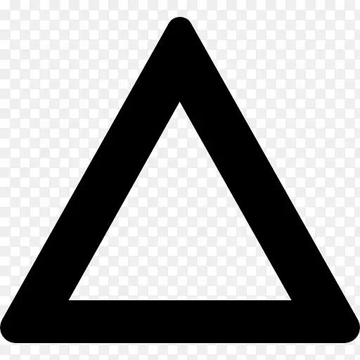 警告标志计算机图标.金字塔
