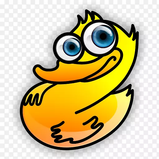 电脑图标小黄鸭项目笑脸忍者鸭-保存鸭夹艺术小鸭