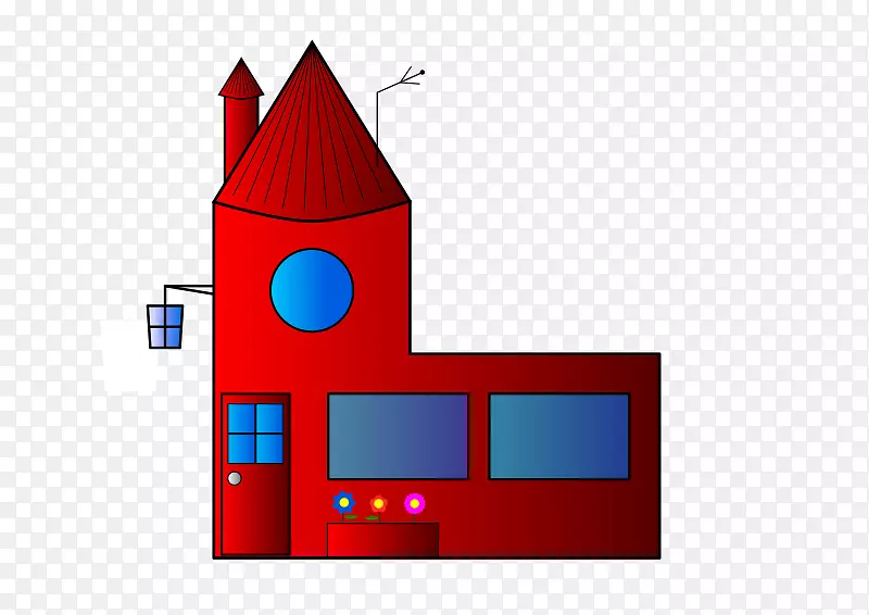 电脑图标剪辑艺术红房子