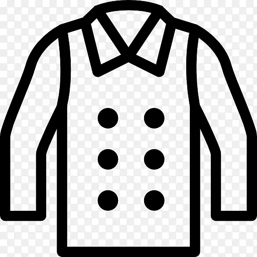 t恤服装电脑图标时尚连衣裙白色外套