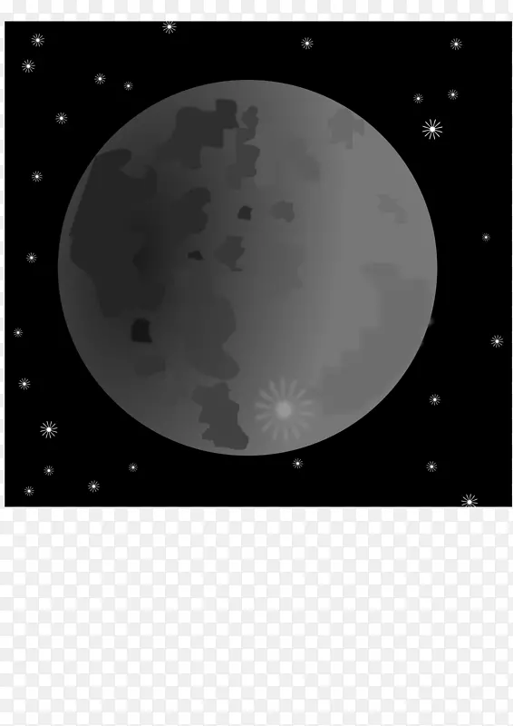 大气天文学桌面壁纸月亮字体夜空行星