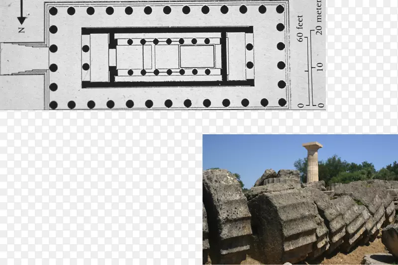 奥林匹亚宙斯神庙，雅典宙斯神庙，奥林匹亚宙斯雕像-墙面