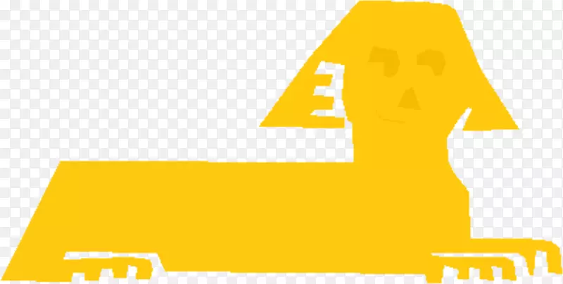 电脑图标剪贴画-埃及金字塔狮身人面像