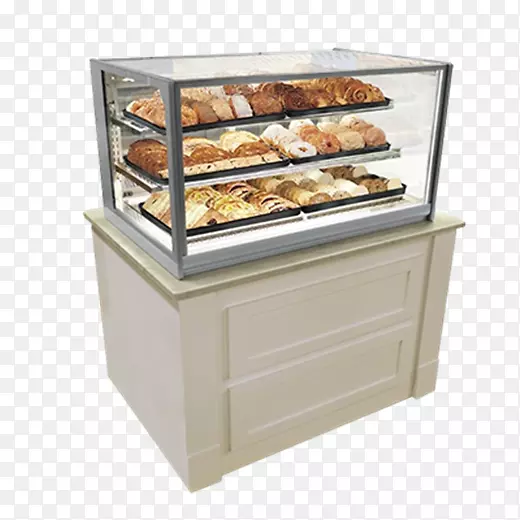 面包店展示柜台面架玻璃展示盒