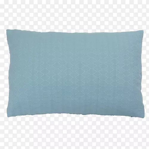 投掷枕头垫长方形-蓝色海