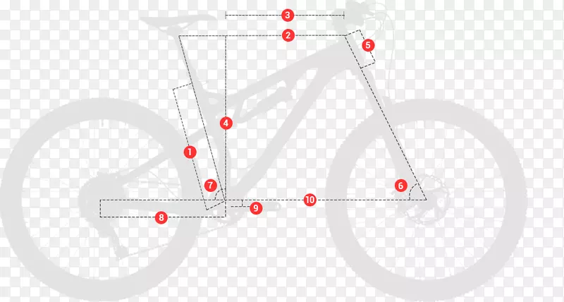 自行车车轮，自行车框架，泥土跳跃混合自行车-多边形城市传单