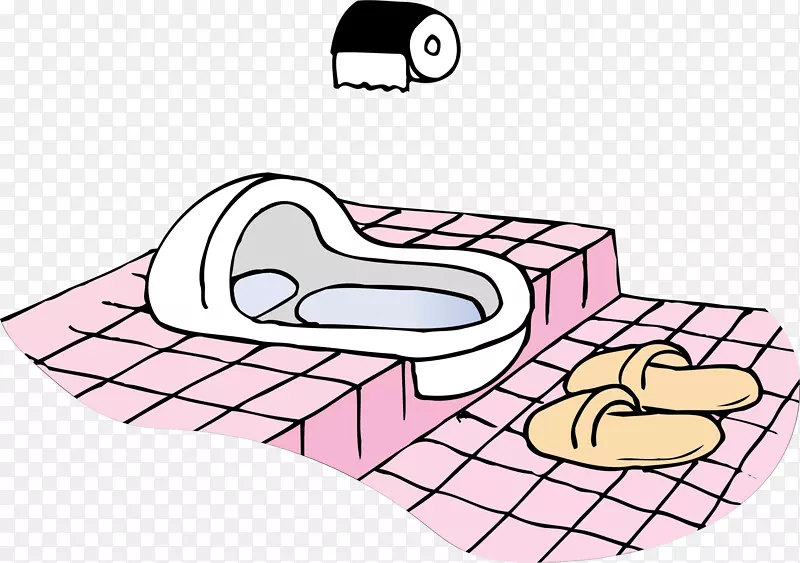 蹲式厕所公共厕所剪贴画蹲下