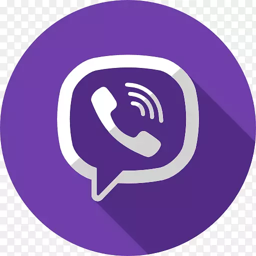 Viber即时通讯应用程序电话呼叫-社交人士标志