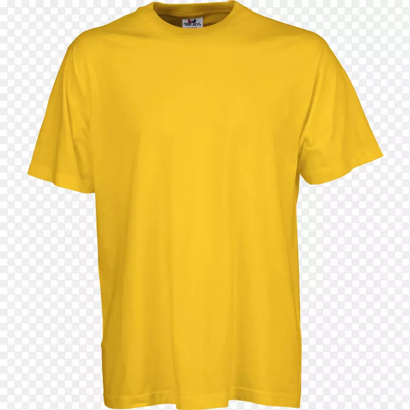 T恤，吉尔丹，运动服，马球衫，发亮的黄色