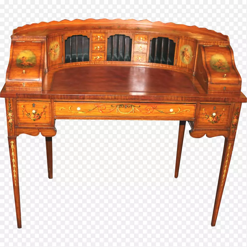 桌子卡尔顿豪斯桌子家具古董手绘书桌