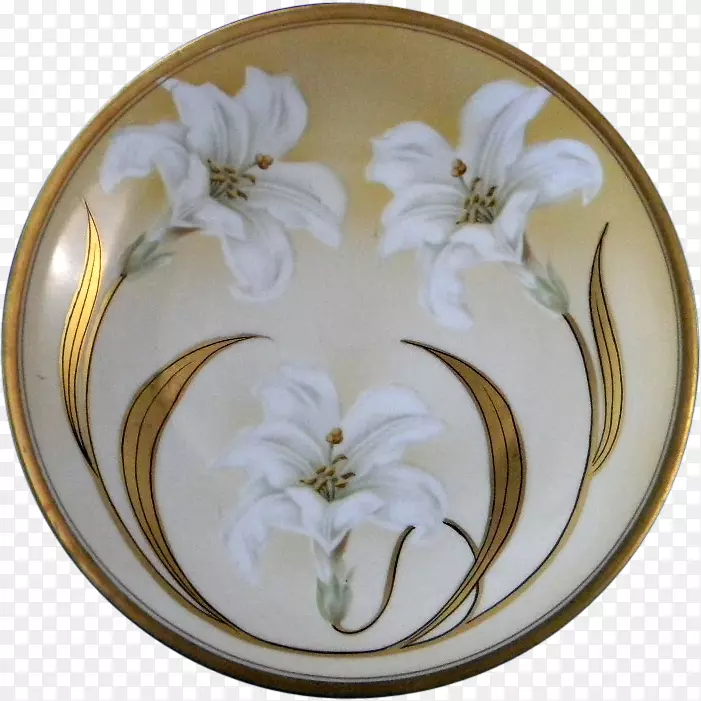 盘子瓷碟花瓶手绘复活节