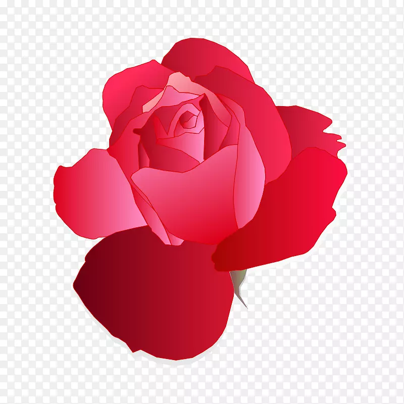 蓝色玫瑰剪贴画-浪漫之花