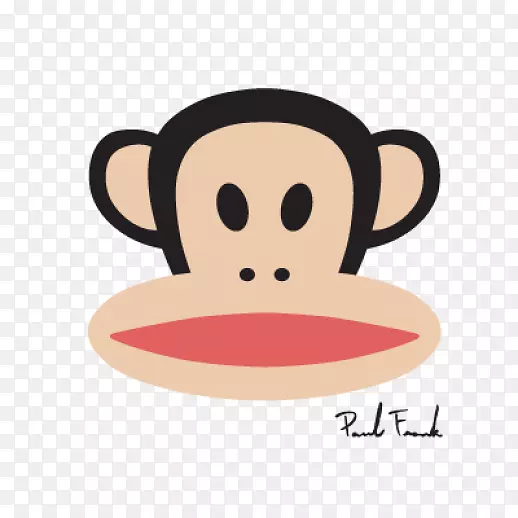 保罗·弗兰克工业时装标志-猴子载体
