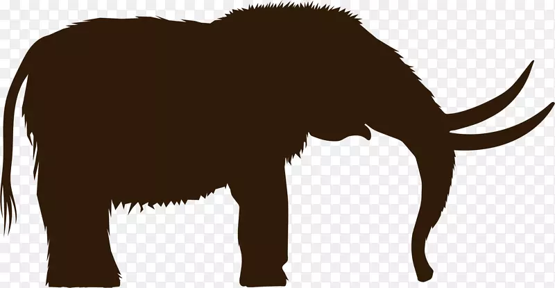 毛茸茸的猛犸象、乳齿象、非洲象夹艺术-大象插图