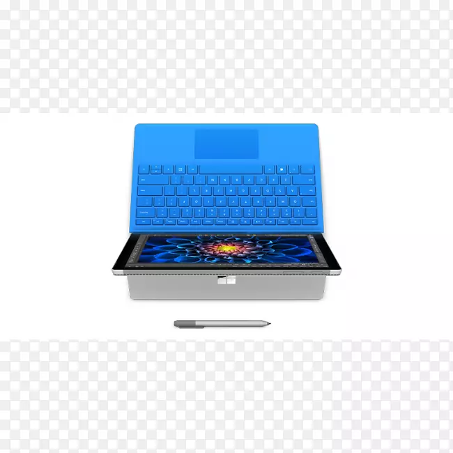 笔记本电脑表面PRO 4英特尔核心电脑表面美容高清图片阳光照射