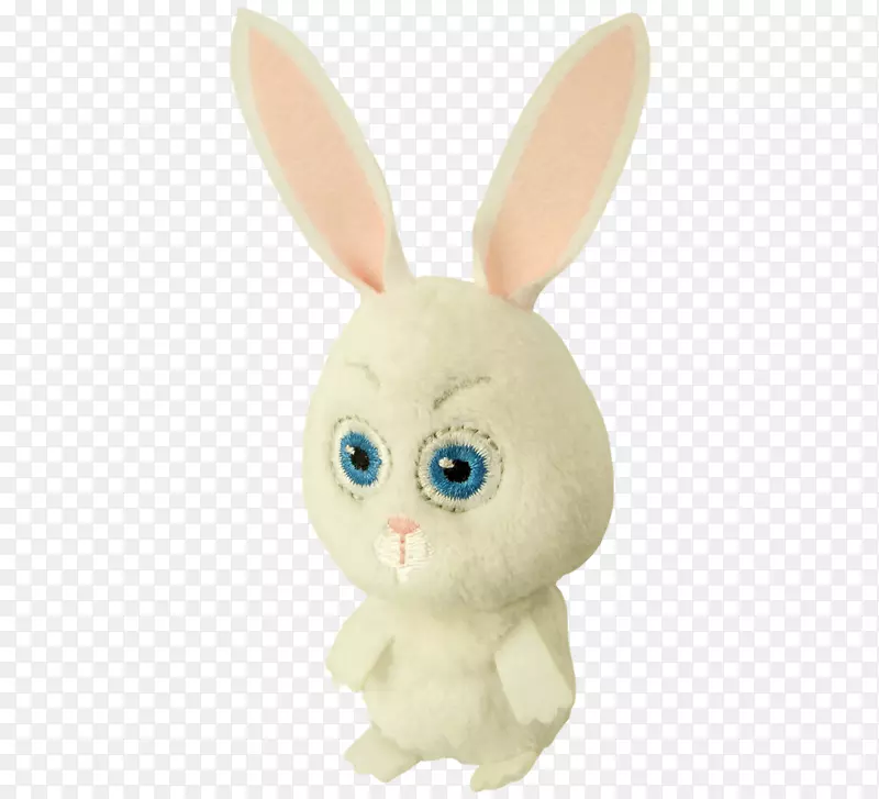 家养兔子复活节兔子家养动物玩具-白兔