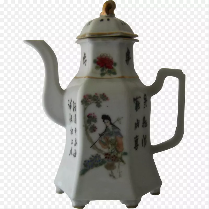 水壶茶壶陶瓷水壶手绘茶壶