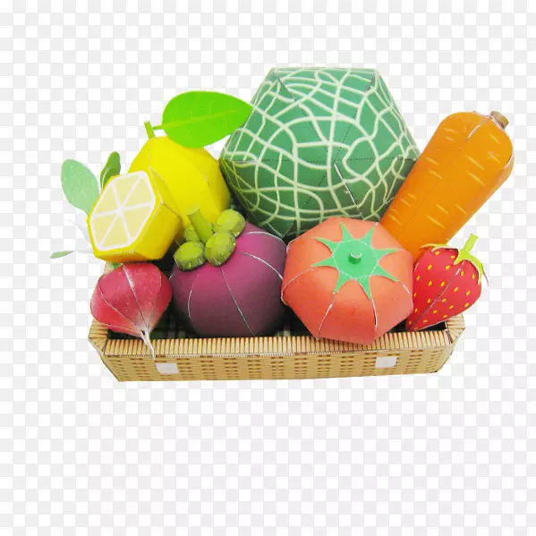 水果纸模型蔬菜菜系蔬菜菜园卡