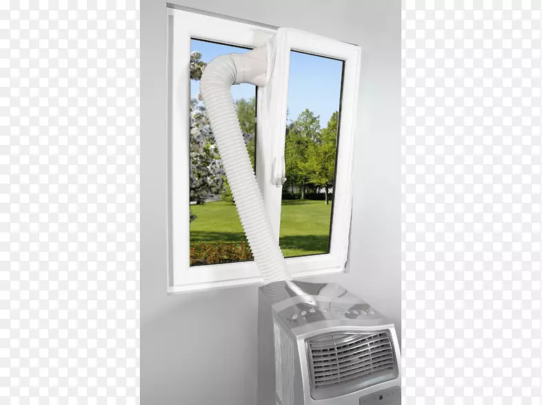 窗式空调软管除湿器.停止和停止