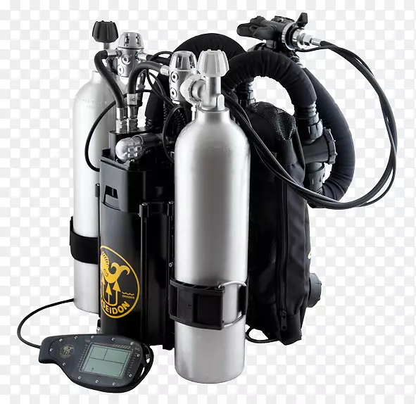 再呼吸潜水水肺潜水吻水下潜水-氧气气泡