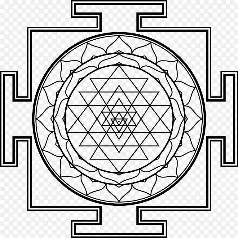SRYYTRARA湿婆曼陀罗-脉轮符号