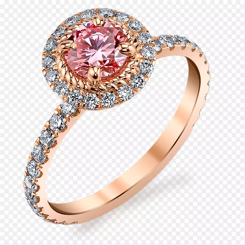 耳环结婚戒指订婚戒指人造钻石玫瑰标签系列