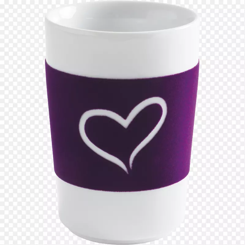 彩色米色咖啡杯色调紫色婚礼
