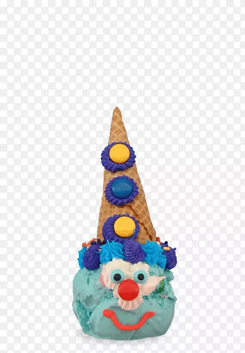 冰淇淋圆锥形圣代蛋糕-各种糖果蛋糕