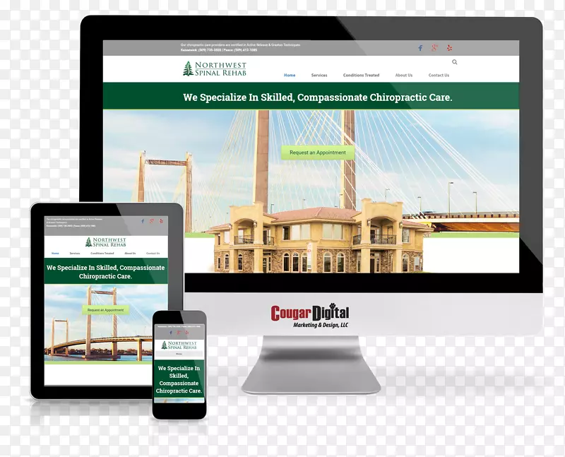 平面设计网站开发网页设计牙科医院广告