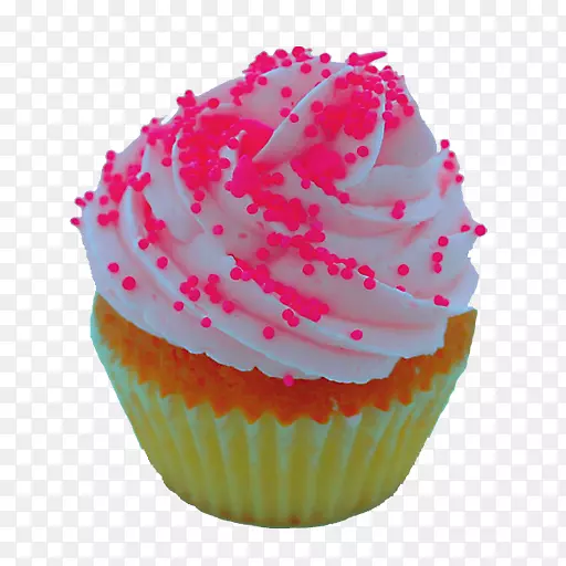 古巴糕点纸杯蛋糕电脑图标-粉红色纸杯蛋糕