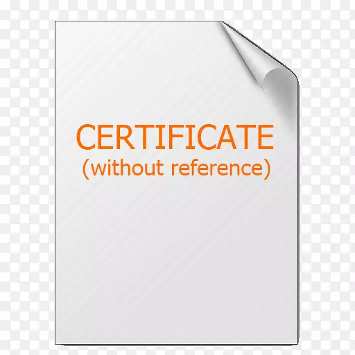 商标材料字体-英文证书