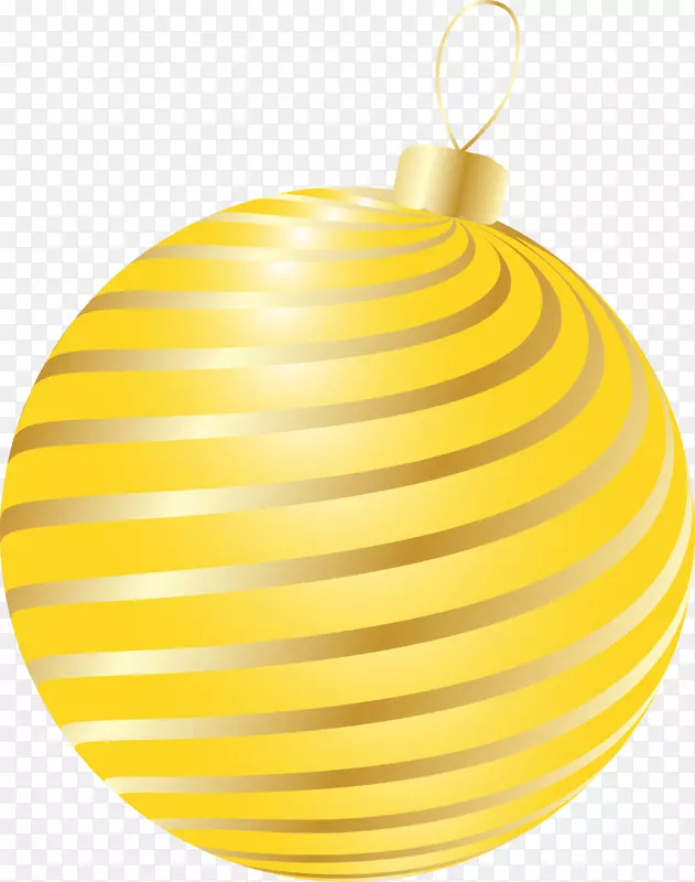 圣诞节装饰照明.黄色球