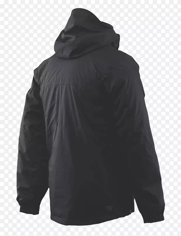 帽衫滑雪套装服装Spyder-黑色夹克