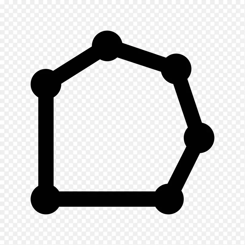 多边形计算机图标.六边形