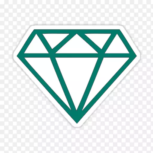 钻石纹身宝石绘画剪贴画-钻石