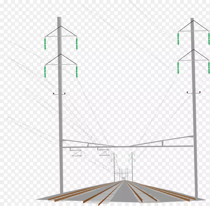 架空电力线路公用事业角高速​​钢轨